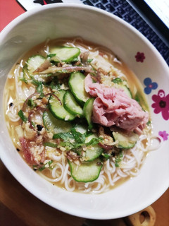 ツナ缶のそうめん冷や汁-レシピのメイン写真