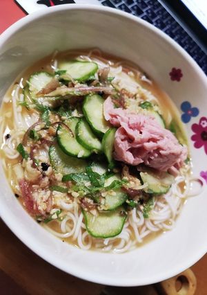 ツナ缶のそうめん冷や汁-レシピのメイン写真