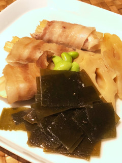 豚バラちくわぶ巻きと昆布のすき煮-レシピのメイン写真