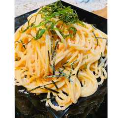 รูปของ 簡単すぎる！明太子和風パスタ・｡♪*+