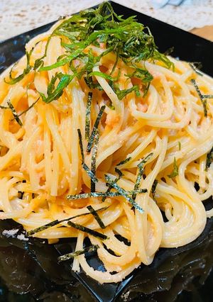 簡単すぎる！明太子和風パスタ・｡♪*+-レシピのメイン写真