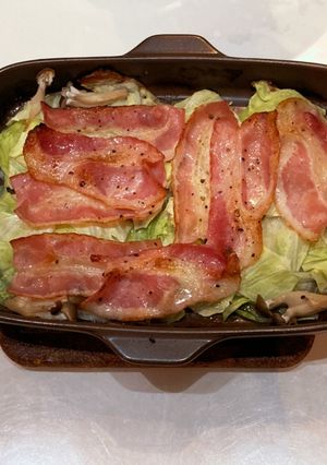 グリルココット☆ベーコンキャベツ焼き-レシピのメイン写真