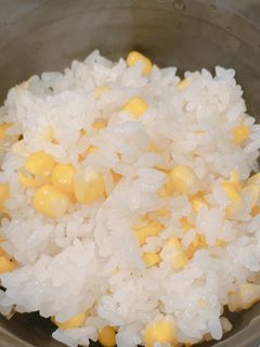 炊飯器 さんありがとう!コーンご飯!-レシピのメイン写真