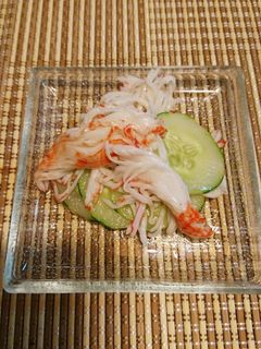 キュウリとカニかまの酢の物-レシピのメイン写真