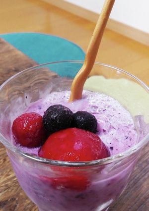 ぶっこみ☆生フルーツ+冷凍フルーツ♪-レシピのメイン写真