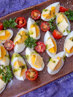 簡単驚きの一工夫!イタリアンゆで卵-レシピのメイン写真