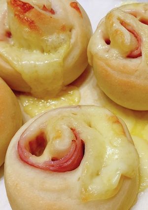 失敗ナシ！簡単ハムチーズロールパン-レシピのメイン写真