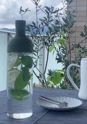 水分補給に♪簡単ミント水-レシピのメイン写真