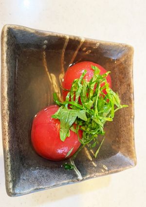 簡単湯むき 冷製トマト-レシピのメイン写真