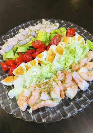ハーブソルトとオリーブオイルのコブサラダ-レシピのメイン写真