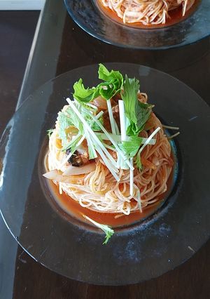 冷たいツナトマトパスタ-レシピのメイン写真