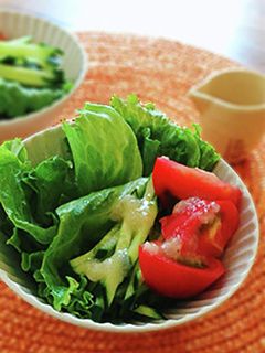 梨ドレッシングのサラダ-レシピのメイン写真