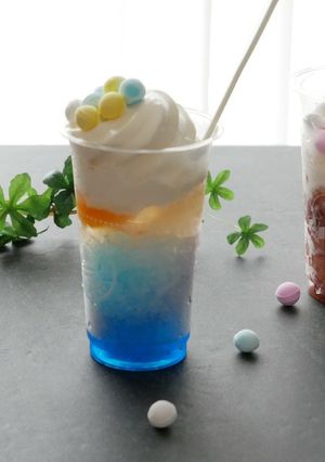 夏、人気コンビニスイーツ再現。ハロハロ。-レシピのメイン写真