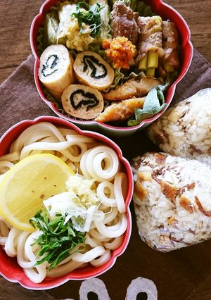 夏♪冷やしうどん弁当-レシピのメイン写真