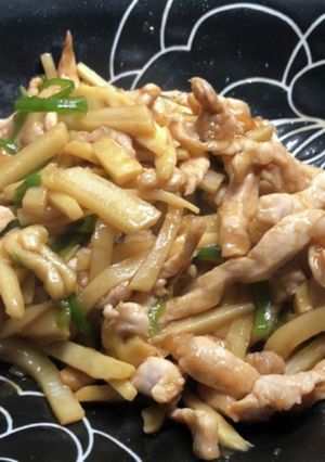 たけのこのアク抜きから!青椒肉絲-レシピのメイン写真