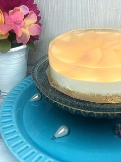 桃ゼリーとヨーグルトムースのケーキ-レシピのメイン写真