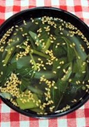 モロヘイヤのスープ-レシピのメイン写真