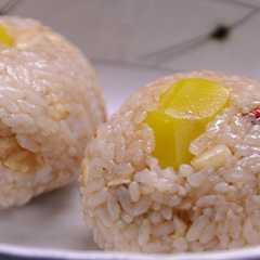 シナモンとナッツの♪薬飯風おにぎり-レシピのメイン写真