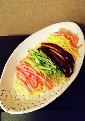 冷麺の具　素揚げなす-レシピのメイン写真