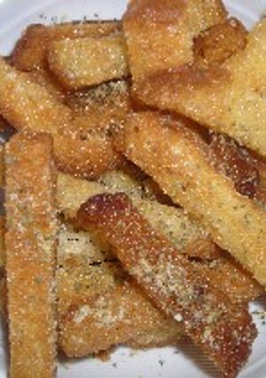 バケットのガーリックチーズ揚げ-レシピのメイン写真