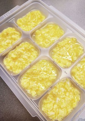 離乳食中期から 作り置き 万能ふわふわ卵-レシピのメイン写真