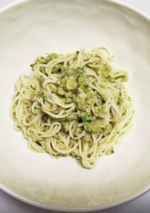 犬ご飯 ジェノベーゼ風そうめん-レシピのメイン写真