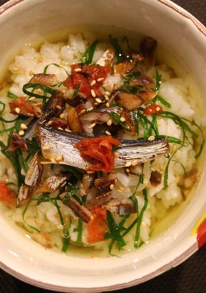 丸干しの梅茶漬け-レシピのメイン写真