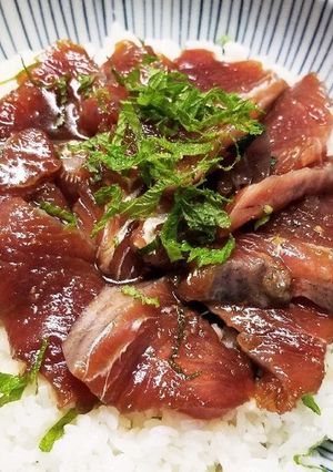 カツオの手ごね寿司♪-レシピのメイン写真
