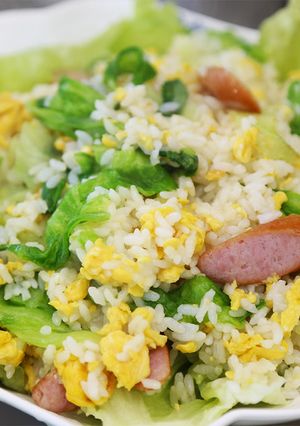 【レタス大量消費】レタスチャーハン-レシピのメイン写真