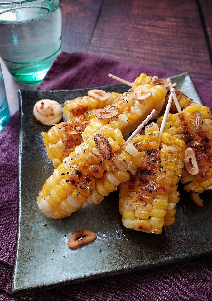お酒すすむ！ガリバタ焼きとうもろこし-レシピのメイン写真