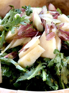 春菊とリンゴのサラダ☆vegan-レシピのメイン写真