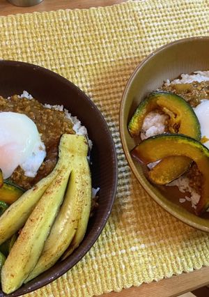 市販のルーでひき肉と玉ねぎのキーマカレー-レシピのメイン写真