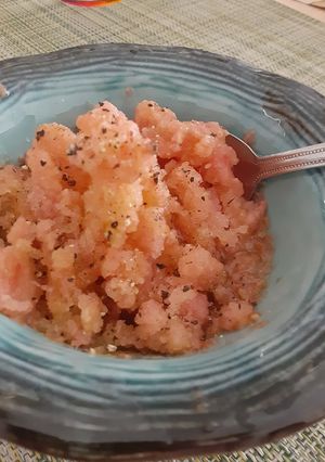 冷凍トマトのシャーベット風-レシピのメイン写真