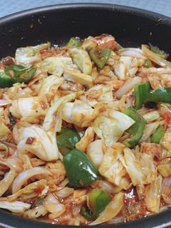 鯖缶とキャベツの回鍋肉風★味噌炒め-レシピのメイン写真