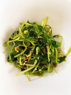 豆苗のお浸し-レシピのメイン写真