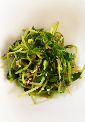 豆苗のお浸し-レシピのメイン写真