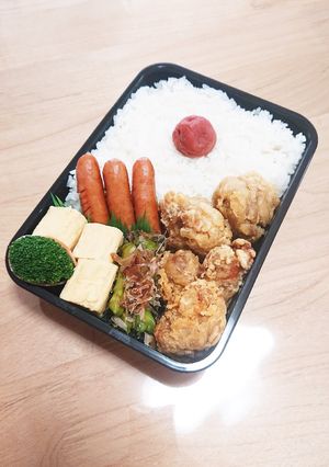 唐揚げお弁当 8/5-レシピのメイン写真