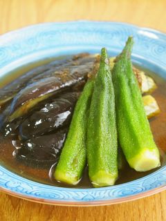 茄子とオクラの揚げ浸し♪-レシピのメイン写真