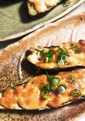 茄子の明太マヨネーズ焼き-レシピのメイン写真