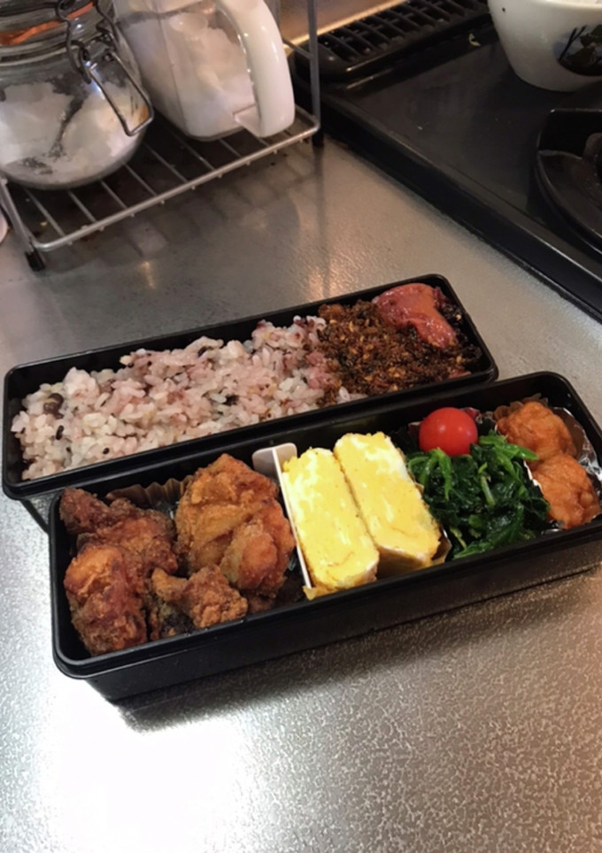 冷凍からあげの和風お弁当-レシピのメイン写真