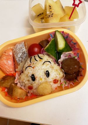 桃鉄　ミニボンビー　キャラ弁　簡単-レシピのメイン写真