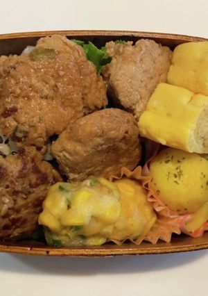 とりつくね弁当-レシピのメイン写真