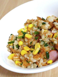 冷凍焼きおにぎりを破壊する炒飯-レシピのメイン写真