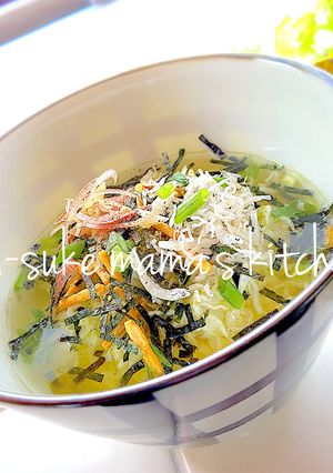 夏休み❤️しらす冷やし茶漬け｡ஐஃ-レシピのメイン写真