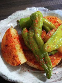 長芋と万願寺ししとうの照り焼き-レシピのメイン写真