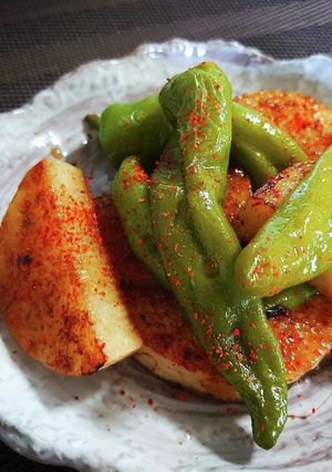 長芋と万願寺ししとうの照り焼き-レシピのメイン写真