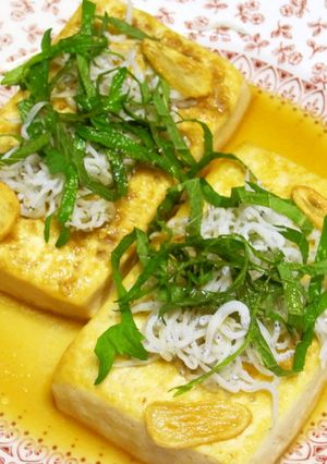 豆腐ステーキ☆にんにく・ポン酢タレ-レシピのメイン写真