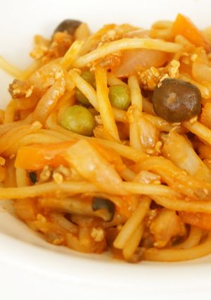 ミートソース風パスタ☆給食メニュー-レシピのメイン写真