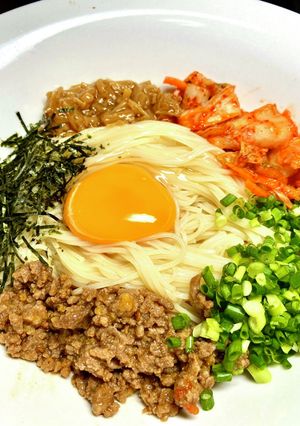 素麺混ぜそば-レシピのメイン写真