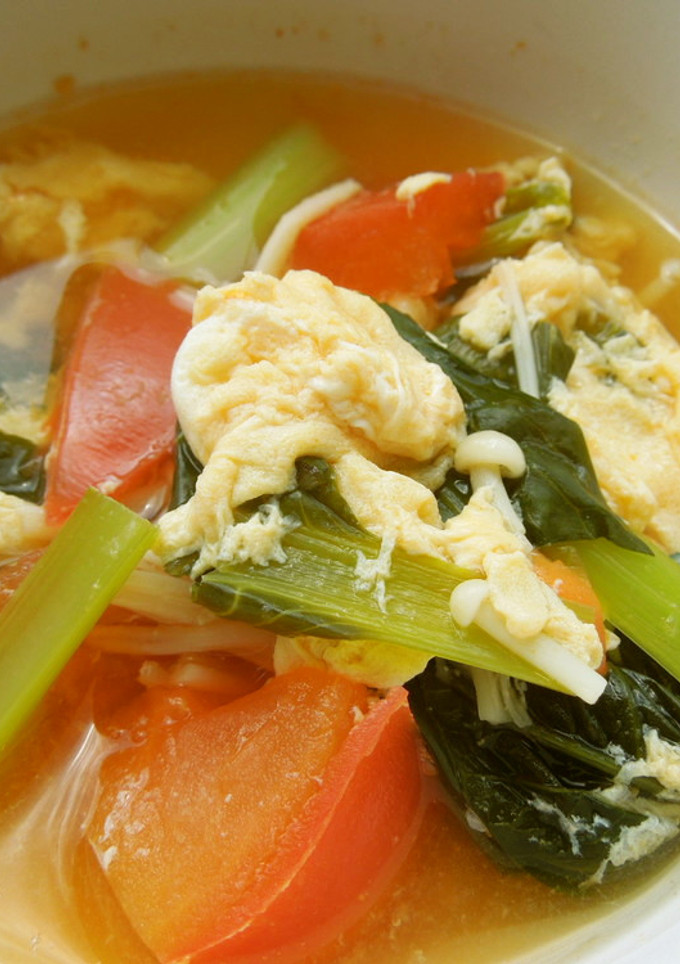 トマトとたまごの酸っぱいスープ-レシピのメイン写真
